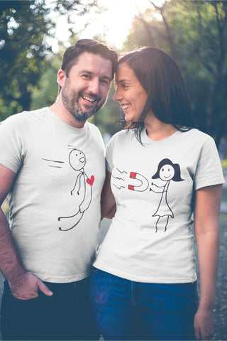 Love Magnet Couple T-shirt