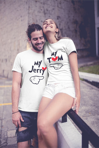 tom jerry couple t-shirt